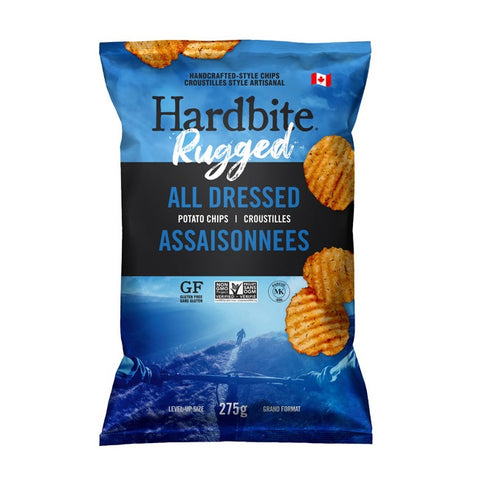 Hardbite Rugged All Dressed Potato Chips 275g