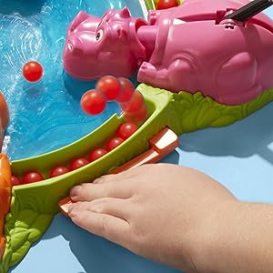 Hasbro Hungry Hungry Hippos - The Game of Marble Chomping Madness