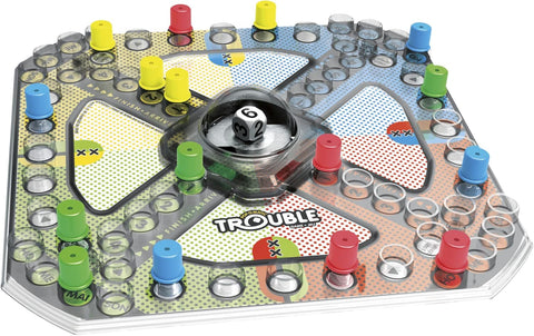 Hasbro Jeu Trouble Board Game Pop-O-Matic - Bilingual