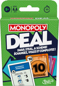 Hasbro Monopoly Deal Card Game Bilingual - Swap, Steal & Scheme