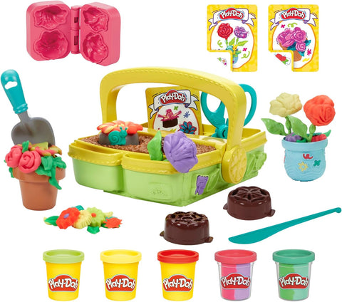 Hasbro Play-Doh Blooming Flowers Fantastical Garden Toy Playset