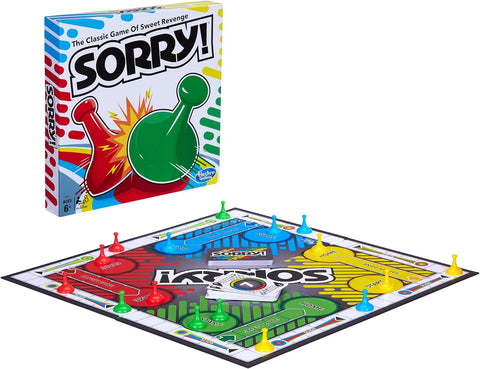 Hasbro Sorry Board & Card Game - The Classic Game of Sweet Revenge