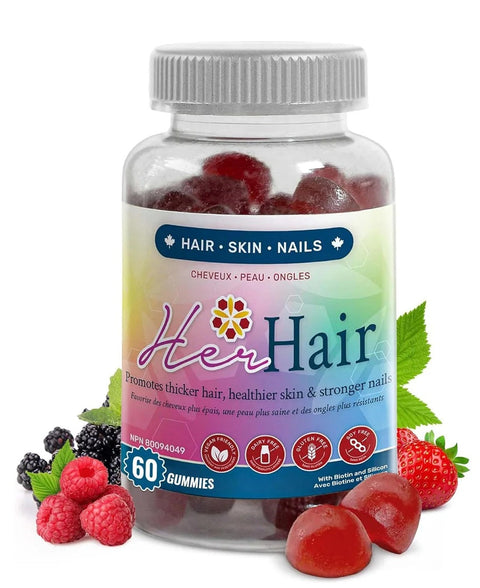 Expires February 2026 Clearance Nanton Nutraceuticals Dr. Klein's Her Hair Gummies 60 Gummies