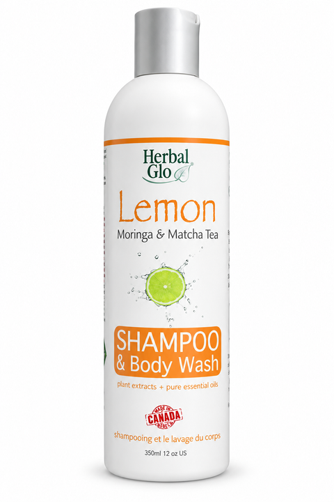 Herbal Glo Lemon & Matha Tea Shampoo 350mL - Yeswellness.com