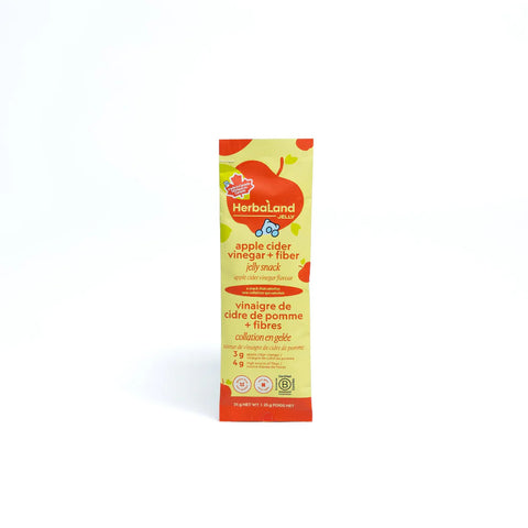 Herbaland Apple Cider Vinegar + Fiber Jelly Snack Single 25 g