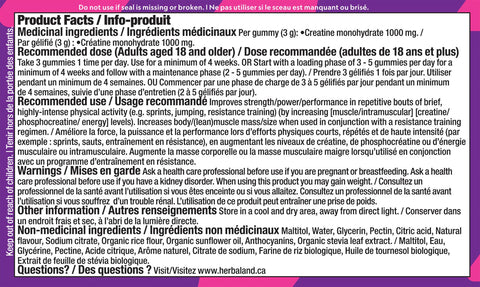 Herbaland Creatine 90 Gummies