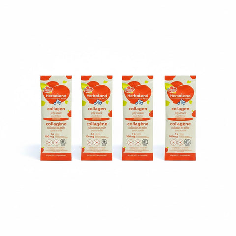 Herbaland Peach Collagen Jelly Snack 4x25 g