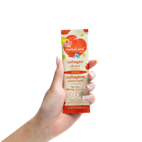 Herbaland Peach Collagen Jelly Snack Single 25 g