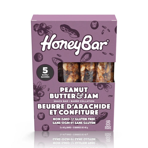 Honeybar Snack Bar 5 Counts (Various Flavours) - YesWellness.com