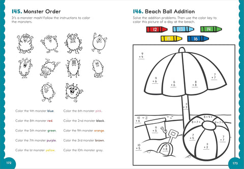 I'm On My Way to First Grade Summer Workbook