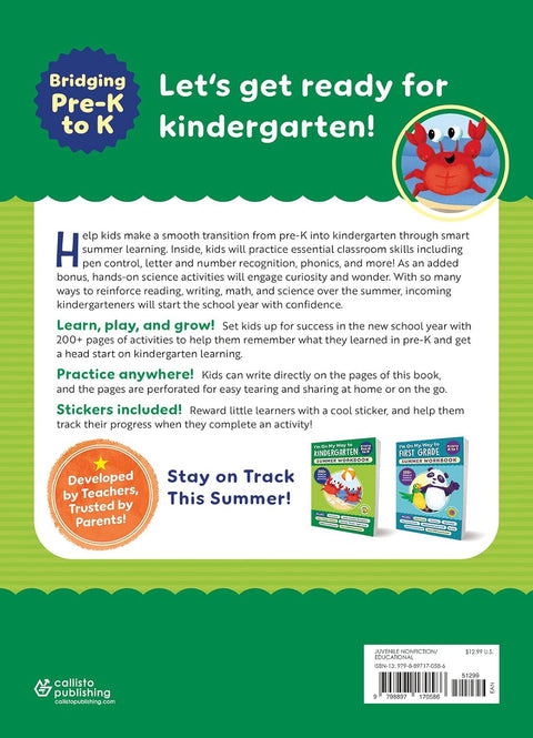 I'm On My Way to Kindergarten Summer Workbook