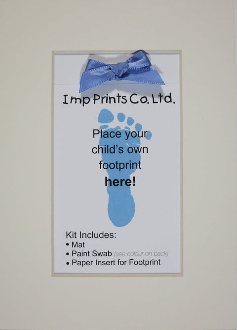 Imp Prints Footprint Bow Mat Kit