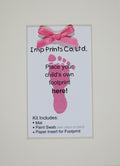 Imp Prints Footprint Bow Mat Kit