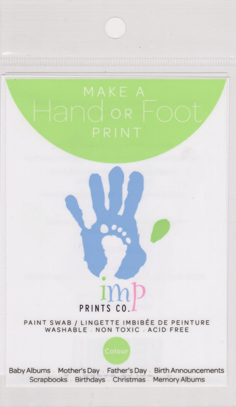 Imp Prints Hand or Foot Print Paint Swab