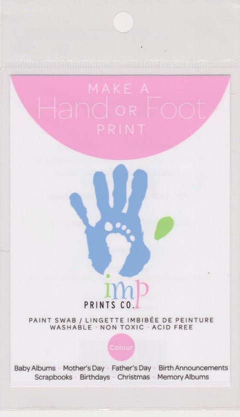 Imp Prints Hand or Foot Print Paint Swab