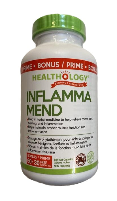 Healthology Inflamma Mend Bunos Prime 60 + 30 Softgels