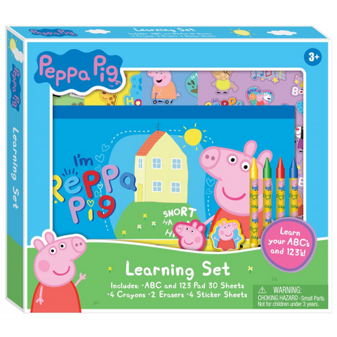 Inkology Peppa Pig ABC & 123 Early Learning Activity Bundle