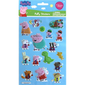 Inkology Peppa Pig Puffy Stickers - 1 Sheet