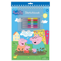 Inkology Peppa Pig Sketchbook & Art Creative Set