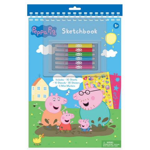 Inkology Peppa Pig Sketchbook & Art Creative Set