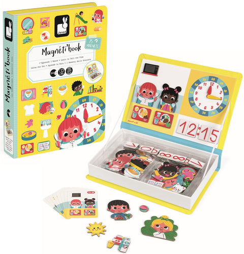 Janod Magnetibook Learn To Tell Time