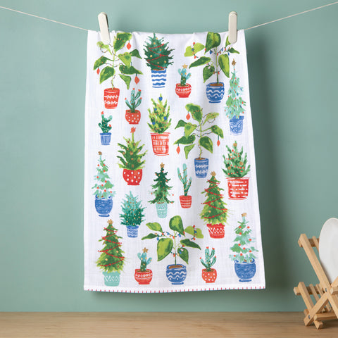Danica Jubilee Jingle Plants Christmas Dishtowel