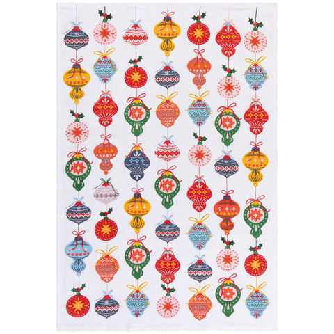 Danica Jubilee Season's Tweetings Christmas Floursack Dishtowels