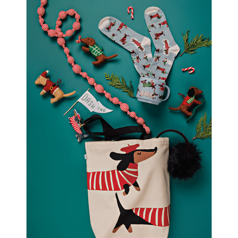 Danica Jubilee Dashing Dachshunds Christmas Mug and Socks Set