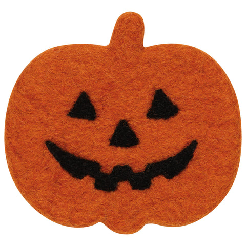 Danica Jubilee Boo Crew Halloween Felt Wool Coaster Set of 4