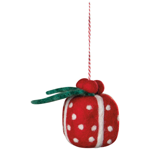 Danica Jubilee Yuletide Felt Christmas Tree Ornaments - 3 Assorted Styles