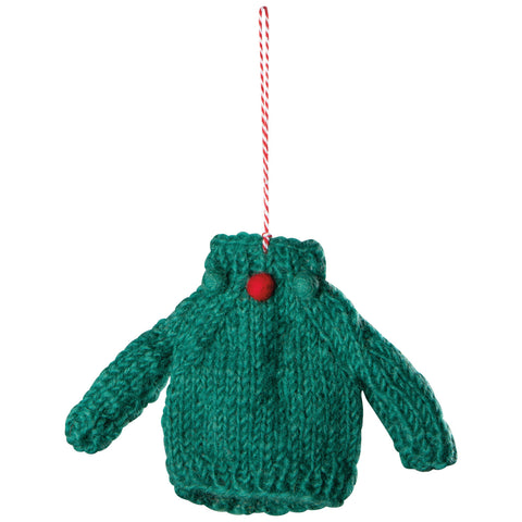 Danica Jubilee Merry Knitmas Felt Christmas Tree Ornaments - 3 Assorted Styles