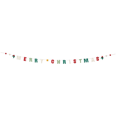 Danica Jubilee Merry Christmas Felt Garland