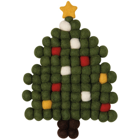 Danica Jubilee Christmas Tree Felt Wool Trivet