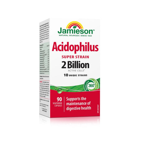 Expires January 2026 Clearance Jamieson Acidophilus Super Strain 2 Billion 90 Capsules