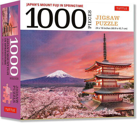 Japan's Mount Fuji in Springtime- 1000 Piece Jigsaw Puzzle