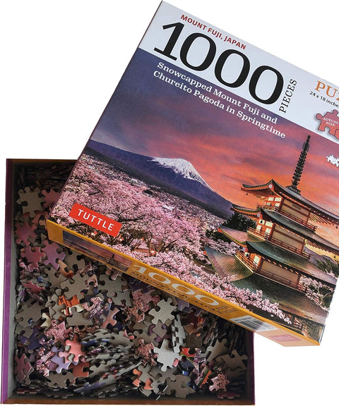 Japan's Mount Fuji in Springtime- 1000 Piece Jigsaw Puzzle
