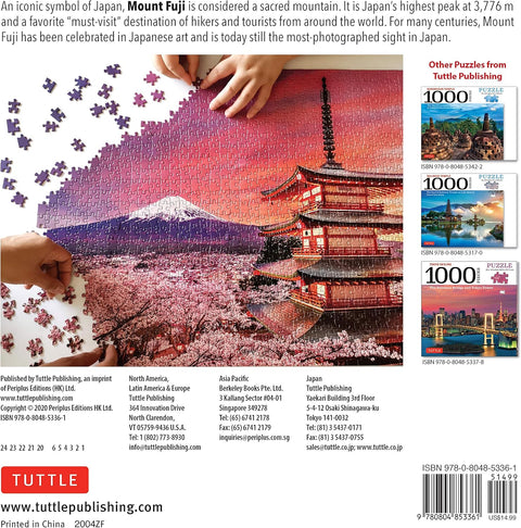 Japan's Mount Fuji in Springtime- 1000 Piece Jigsaw Puzzle