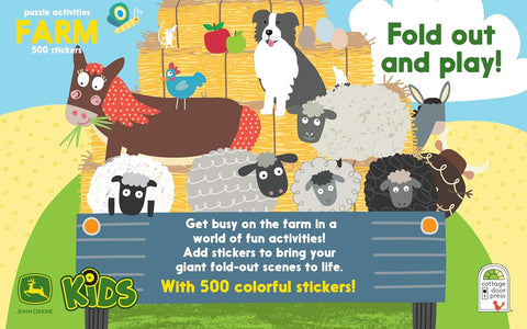John Deere Kids Farm: 500 Stickers and Puzzle Activities by Jack Redwing