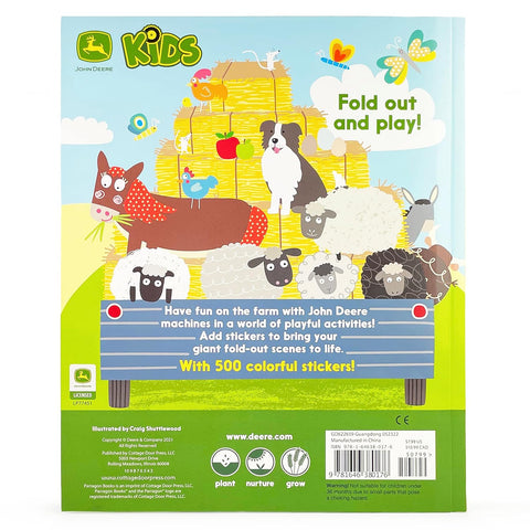 John Deere Kids Farm: 500 Stickers and Puzzle Activities by Jack Redwing