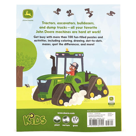 John Deere Kids Mega Machines Activity Book by Jack Redwing