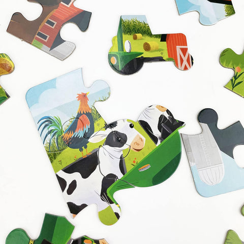 John Deere Kids Busy Green Tractor puzzles