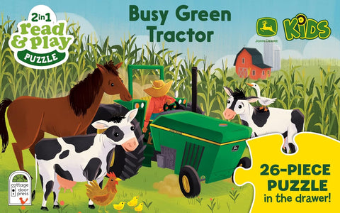 John Deere Kids Busy Green Tractor 26 Piece