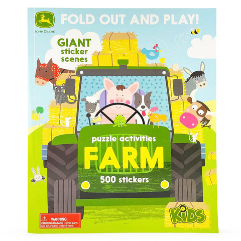 John Deere Kids Farm: 500 Stickers and Puzzle Activities by Jack Redwing