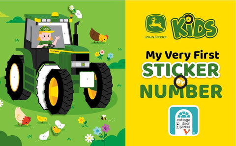 John Deere Kids Farm & Friends My Very First Sticker by Number