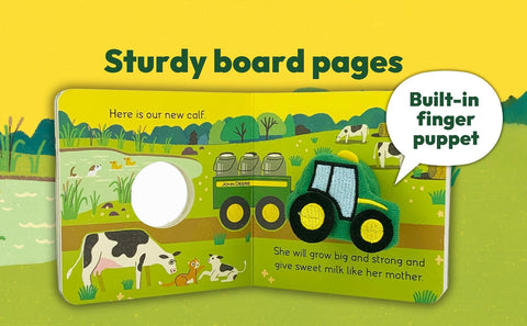 John Deere Kids I Am a Tractor Puppet Book by Jack Redwing
