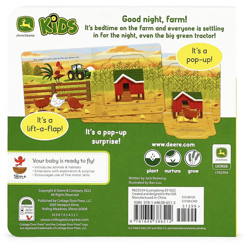 John Deere Kids Pop-Up Surprise Good Night, Tractor by Jack Redwing