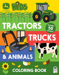 John Deere Kids Tractors, Trucks & Animals Coloring Book with Stickers