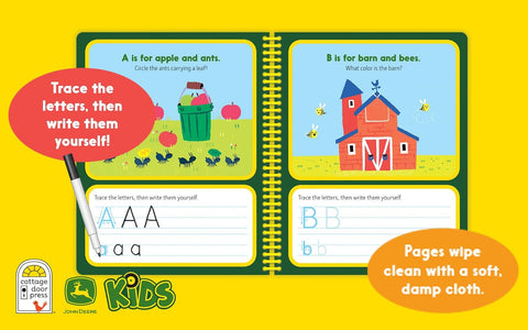 John Deere Kids Write & Erase Writing & Tracing Skills for Kids