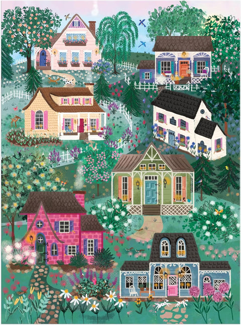 Joy Laforme The Cottage Hills 1000 Piece Puzzle in a Square Box