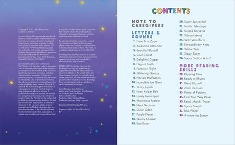 Kindergarten Activity Book: Space